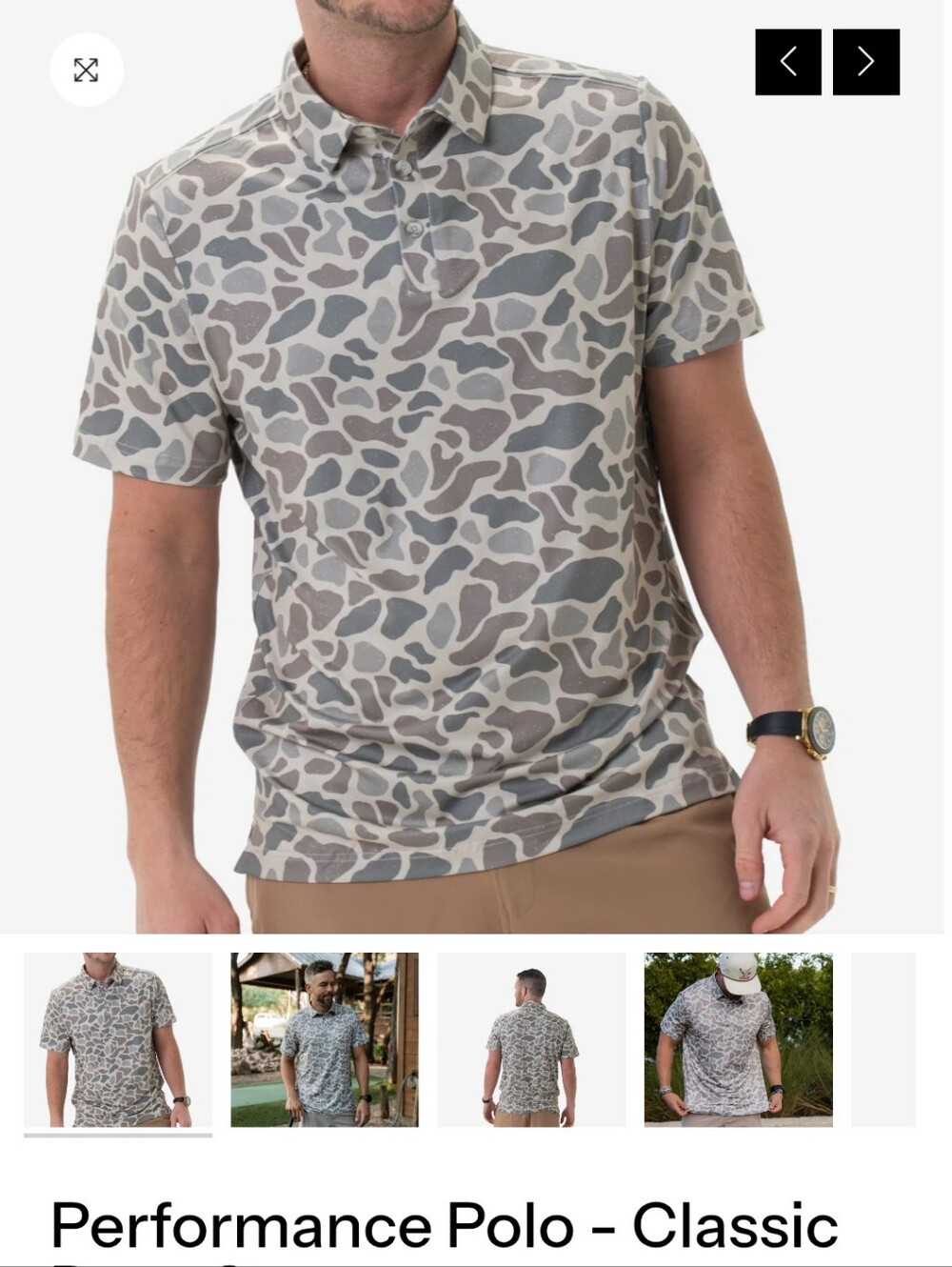 Performance Polo, Camo